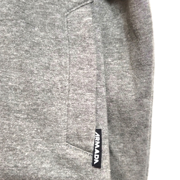 Armada Cloud Women's Hoody Full Zip Zip Hood Gray Size Small - Picture 7 of 12